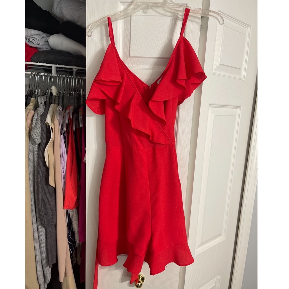 Red romper - Picture 4 of 4